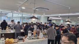 [포토] 목포대 천원 아침식사 눈길