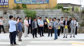세종시의회 산업건설위, 2023년도 행정사무감사 현장방문 실시