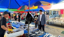 송활섭 대전시의원, 신탄진시장 활성화 및 주민 의견청취 위해 현장 방문