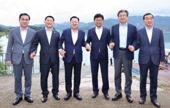 이장우 대전시장, 대청호 규제개선 및 수질관리 시구협력회의 현장방문 실시