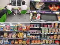 [르포] 삼각김밥·떡볶이 인기...한국 편의점 한국 문화 가장 가깝게 체험