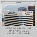 [카드] 신한은행 은평 땡겨요 서비스 실시