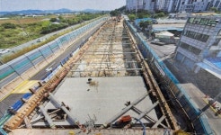 광산구 우산지구 우수저류시설, 특허공법 포함된 기둥 누락된 채 시공