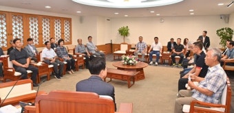 김태흠 충남지사, 충남 청양 지천 댐 건설 추진 관련 주민 의견 청취