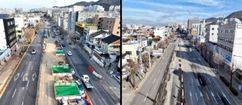광주도시철도2호선 구간 도로 개방 본격화