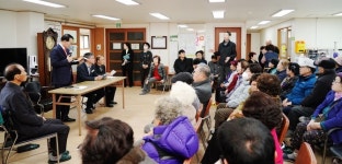 이완섭 서산시장, 경로당 방문해 어르신 애로사항 청취