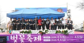 충의로 벚꽃길 수놓은 봄의 향연…2025 삽교 벚꽃축제 성황