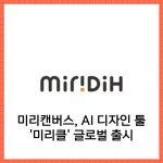 미리나글로벌 | [카드] 미리캔버스, AI 디자인 툴 '미리클' 글로벌 출시