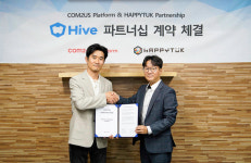 컴투스홀딩스-해피툭 하이브 사용 계약 체결