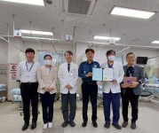 통영경찰서, 새통영병원 응급실장에게 감사장 수여