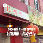 [포토뉴스] 5000원에 미쉐린 만두를? 남영동 구복만두