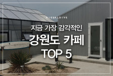 여름휴가, 동해로 떠난다면? 감각적인 강원도 추천 카페 5