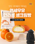 맛도 귀여움도 역대급! 연세우유 한라봉 생크림빵