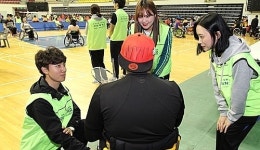 구미대, 장애인 체육대회서 자원봉사