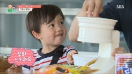 오마이베이비 태오-태린 직접 만든 팥빙수에 행복