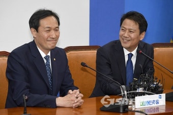 더민주 찾은 임종석 신임 비서실장