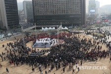 [포토] 3·1절, 서울광장에서 열린 3·1운동 100년 대합창