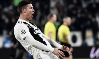 호날두, UEFA 부적절한 세리머니 2만 유로 벌금… 아약스전 출전