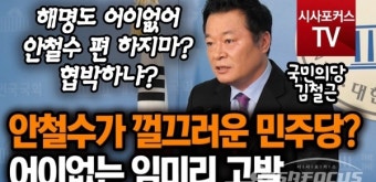 [포커스TV] 안철수가 껄끄러운 민주당?...어이없는 임미리 고발