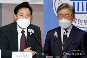 광역단체장 지지도, 시장은 오세훈…도지사는 이재명