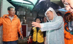 이상민 장관, 호우 피해 지역 방문…