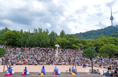 [포토]  어름사니 서주향 아슬아슬 외줄타기
