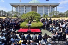 [포토] 대통령 선거 출마 선언하는 한동훈 국민의힘 전 대표