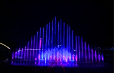 고령군, 대가야 문화 상징 음악분수대 시연식 진행