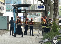 [포토뉴스] 교대역 가스누출 발생… 2·3호선 무정차 통과