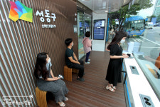 스마트 버스정류장 코로나 대중교통 걱정뚝!