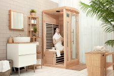 쿠사우나, 가정용 찜질방 가능한 이동식 편백나무 홈사우나 출시
