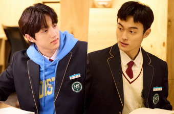 '조폭고' 윤찬영X봉재현 투샷, 눈 호강 선사..교복 비주얼 '최강 시너지'