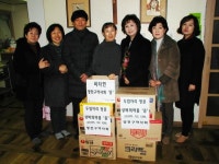 양천분회, 복지시설 성금·의약품 전달