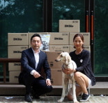 한신약품, 소독제 균이팡 동물복지센터에 기부