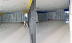 경상대병원 남천프라자 약국 2곳, 동시다발 인테리어 진행