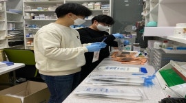선배님 힘내세요 일손 부족 약국 지원자로 나선 약대생