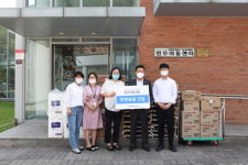 삼아제약, 원주지역 보육시설에 생필품 기부