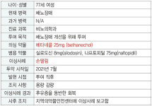 베타네콜 복용 후 손떨림 부작용 발생 이유는