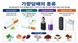 달콤한 향에 숨은 중독 위험…청소년 노리는 가향담배 경고등