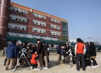 국립고흥청소년우주체험센터, 용인 포곡중 찾아 우주과학 프로그램 운영