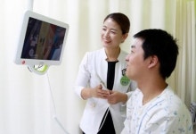 김해 the큰병원 전 병상 개인용 스마트 TV 설치