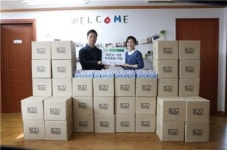 유아용품 전문기업 에코오가닉코리아, 미혼모 가정 아이들 위한 구강청결티슈 6천점 전달