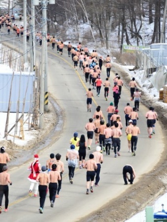 워크앤런, ‘제27회 대관령 눈꽃 국제 알몸마라톤 대회’ 개최