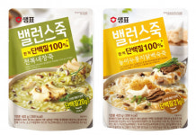 샘표, 밸런스죽 ‘전복내장죽·능이누룽지닭백숙죽’ 출시