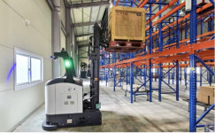 포테닛, 스마트 농산물산지유통센터의 농업 물류 자동화 위한 지게차형 자율운전 이송로봇 개발