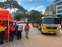 금천구시설관리공단, 재난 대응 안전한국훈련 견인차량 합동훈련 참여