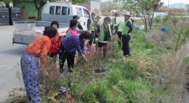 농어촌공사 고창지사, 도로변 새 단장