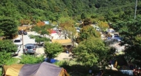 남원 지리산 캠핑족 북새통