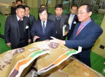 익산시 방문한 송하진 전북도지사