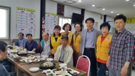 전주시 관내 음식점들, 어르신 중식 봉사활동